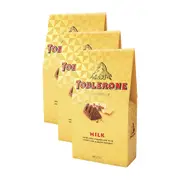 3x Toblerone 120g Chocolate Gift Pouch Pack Bag Choc Sweet Snack Sharepack Treat