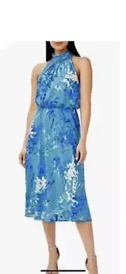 ADRIANNA PAPELL DRESS/NEW WITH TAG/RETAIL$149/SIZE 12/CHIFFON/LINED