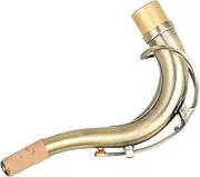 ERINGOGO Saxophone Bend Neck Kit Alto Sax Neck Mouthpiece Sax Alto Saxophone Accessories Music Instrument Accessories Brass Golden