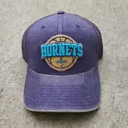 NEW Charlotte Hornets Hat Cap Snap Back Purple Blue Adidas NBA Basketball Men A1
