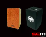 CAJON MP985 NATURAL WOODEN RHYTHM BOX DRUM MANO PERCUSSION +MATCHING PADDED BAG