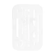 Stainless Steel Erasing Shield Easy to Use Craft Stencils Drawing Template