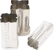 Takamori 075011 Vegetable Cutting Mold, Stainless Steel, 3 PC, Made in Japan, Commercial Use, Household, Japanese Food, Confectionery, Bento Box, Persimmon Heta, 3PC