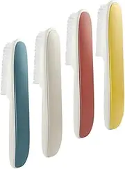 BESPORTBLE 4pcs Soft Bristle Scrubbing Brush for Household Laundry and Shoe Cleaning Durable Material Gentle Fabrics for Clothes and Footwear Care