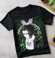 Eren Yeager T-shirt,Anime,Attack On Titan,Aot,Graphic Tee,black Shirt All Size