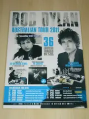 BOB DYLAN - 2011 Australian Tour - Laminated Tour Poster - NEW