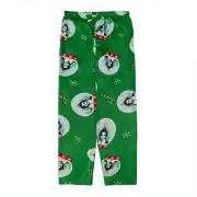 Elf Buddy's Snow Globe Sleep Pants Green
