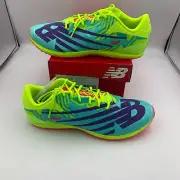 New Balance Men's XC SEVEN V4 Running Shoes, Cyber Jade/Pixel Green, M9