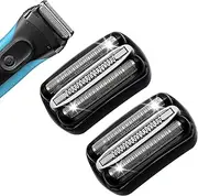 32B Series 3 Electric Shaver Replacement Head Accessories for Braun S3 Foil & Cutter Razor Heads, Applicable for Braun S3 3040s 3010s 310s 3000s 3050cc 3080s 390cc Etc