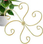 Flower Stem Holder,Adjustable Iron Plant Support Structures - Anti-Toppling Sturdy Container Accessories for Decoration Home Balcony Greenhouse Potted