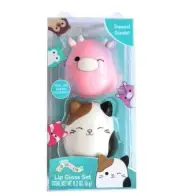 Squishmallows Lip Gloss Set Cam the Cat and Patty the Cow