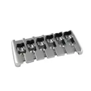 Modern Style Quick Release 6-String Bass Bridge - Chrome
