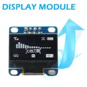 0,96" OLED SSD1306 I2C IIC SPI Serial 128X64 LCD Display 4J0D LCD Blau Gelb V1U3