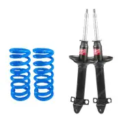 Front KYB EXCEL-G Shocks Raised Coil Springs for SUBARU Leone AF5 AB5 AM3