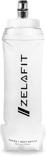ZelaFit® Running Water Bottle 500ml - Collapsible Water Bottle, Perfect Running Accessories - Running Vest and Running Hydration Vest Compatible Leakproof Soft Flask - Easy-Fill and Lightweight