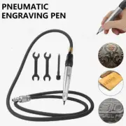 Air Scribe Engraver Pen Pneumatic Fine Carving Tool for Metal Glass Wood DIY