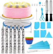 Idopick Cake Decorating Supplies Kit for Beginners, 118PCS Baking Supplies Se...