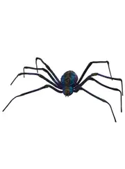Giant Rainbow Fake Spider Halloween Decoration