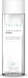 Talika Skintelligence Hydra Face Micellar Solution Moisturising Micellar Cleansing Water - Face and Eye Make Up Remover Without Rinse - For All Skin Types - 200 ml