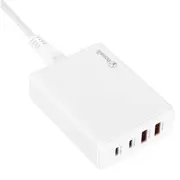 Bonelk 65W USB-C/USB-A Desktop Charger Port Adapter For Laptop/MacBook White