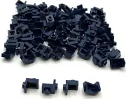 Lego 100 New Dark Blue Brackets 1 x 1 - 1 x 1 Parts