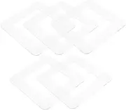 MAGICLULU Screwless Light Switch Guard Sticker 5pcs Acrylic Covers for Electrical Outlets Wall Plate Protectors Decorative Socket Trim Easy Install Wall-Friendly