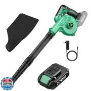 K I M O. Cordless Leaf Blower Vacuum Combo 4 IN 1, 3 Nozzles for Inflation an
