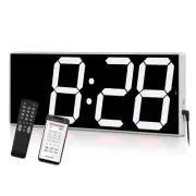 Smart Digital LED Wall Clock, Oversize Wall Clock with 6" Single Digit, Count...