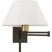 Livex Lighting 40039-07 Allison Swing Arm or Wall Lamp