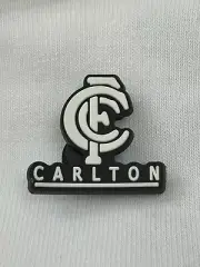 Crocs Jibbitz AFL Carlton FC Charm - New - One Size - FREE Postage
