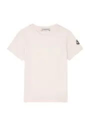 Moncler Kids Logo-embroidered Stretch-cotton T-shirt - Pink - 9/12M (9 Months) 9/12M (9 months)