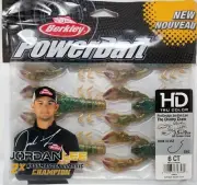 Berkley 3.5" Champ Craw Fishing PowerBaits HD GREEN CLAW