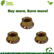 3X Spindle Blade Pulley Nuts For Cub Cadet MTD 753-05549 712-0417AP GW-7120417A
