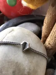 Trollbeads Diamond In The Rough Silver Bead