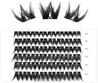 LANKIZ Individual Lashes, C Curl Lash Clusters for DIY Lash Extension, 10-16Mm M
