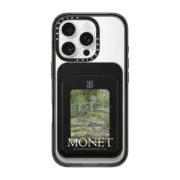 Snappy MagSafe Wallet Snappy™ BioVeg Wallet MagSafe Compatible Claude Monet "Bridge Over a Pond of Water Lilies" MagSafe Wallet - Jet Black