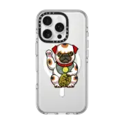 iPhone 16 Pro Clear Case MagSafe Compatible Maneki Pugko
