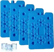 Ice Pack, 4Pcs Ice Pack, 6x4 Inch Refreezable & Reusable Packs for Cooler, Ideal for Home, Picnic, Travel