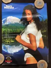 Sports Ilustrated Moosehead Beer Stacey Williams swimsuit model vintage poster