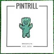 ⚡RARE⚡ PINTRILL x SOUR PATCH KIDS Glitter Blue Sour Patch Pin *BRAND NEW*
