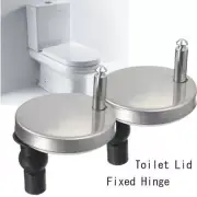 Pair Quality Fix WC Toilet Seat Hinges Fittings Quick Release Hinges Universal
