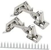 Pack 170 Degree Concealed Hinge Frameless Cabinet Hinge Hydraulic Adjustable 4