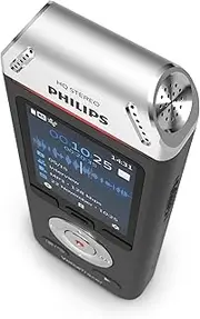Philips VoiceTracer Audio Voice Recorder for Interviews w/ 2 Microphone Black