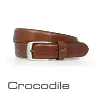 在飛比找PChome24h購物優惠-Crocodile 鱷魚皮件 真皮皮帶 Natural 系列