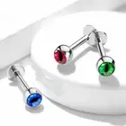 4 mm Snake Eye Ball Surgical Steel Ear Cartilage Helix Labret Tragus Studs