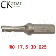 C25-3D-17.5 WC03 CNC U Drill/Indexable Drill Bit ΦWC-17.5-3D-C25,For WCMT030208