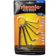 6Pc Hex Key Allen Wrench Set Mechanic Screwdriver Bike L shape Tool 1/16" - 1/4"