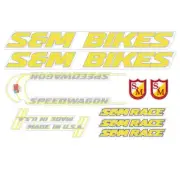 S&M - 2013 Speedwagon decal set - old school bmx