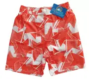BNWT Boys Sz 8 Smart Wave Tribe Red White Tie Waist Swim Board Shorts