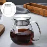 Glass Tea Pitcher Glass Teapot Stovetop Beverage Pitcher Loose Leaf Tea Kettle